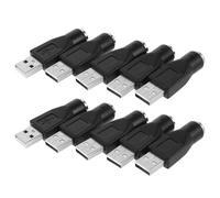 Homoyoyo Kit De 10 Adaptateurs USB pour Souris Et Clavier Adaptateur De Remplacement pour Câble De Souris D'Ordinateur Portable Et Clavier Convertisseur De Signal
