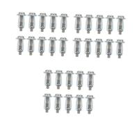 Homoyoyo Kit De 10 Écrous D'Expansion Universels pour Cloisons Creuses - Fixations pour Rideaux - Plaques Immatriculation Et Autres Applications