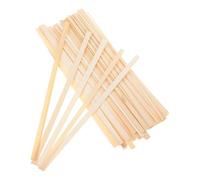 Homoyoyo Kit de 50 Bâtonnets Plats en Bambou Naturel 1 Cm X 30 Cm pour Éventails à Main Soi-même, Loisirs Créatifs et Artisanat de Tissage, Bandes de Tissage pour Décoration et Bricolage