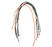 Homoyoyo Kit de 8 Câbles Patch pour Guitare Électrique et Basse, Fil de Cuivre à Refoulement Pré-étamé, Longueur 30 Cm, 4 Couleurs Vintage, Accessoires sans Soudure pour Câblage Rapide