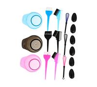 Homoyoyo Kit de Capillaire 5 Pièces Peigne Bol Cache-Oreilles Pinceau Fouet pour Coloration Outils pour Coiffure à Domicile Salon
