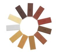 Homoyoyo Kit de Cire Réparation Parquet Flottant Couleurs Cire Durcie pour Plancher Porte Meuble Facile à Fondre et Réparer Rayures