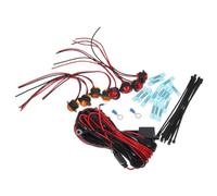 Homoyoyo Kit de Clignotants Interrupteur à Bascule Horizontal pour Atv Utv pour 12v Faisceau de Câbles en Abs et Cuivre pour Aventures en Plein Air et Tâches Agricoles