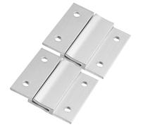 Homoyoyo Kit de Fixation Mural Emboîtable 4 Pièces - Crochets en Z en Aluminium 5 CM Support Suspendre pour Tableau Blanc Support de Cadre d'Art pour Miroirs et Œuvres d'Art Usage