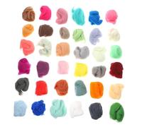 Homoyoyo Kit de Laine à Feutrer 36 Couleurs Matériel DIY Artisanat pour Garçon et Filles et Adultes Laine Mèche Polaire 3G par Couleur pour Feutrage à L'Aiguille l'eau