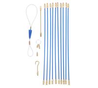 Homoyoyo Kit de Tiges de Tirage de Verre Guide de Filetage Électrique pour Câbles Outil Robuste et Pratique pour Électriciens et Tirage de Câbles