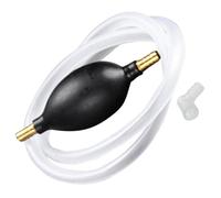 Homoyoyo Kit de Tuyau d'Égouttage pour Table à Thé avec Boules à Ventouses en Silicone et Tête en Cuivre Tube de 08 M Courbé Accessoire Polyvalent pour Cérémonie du Thé Installation