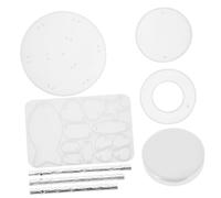 Homoyoyo Kit DIY Moule Silicone pour Carillon Éolien Matériau Durable et Facile à Démouler Créatif pour Fabrication de Pendentifs et Décorations Artisanales