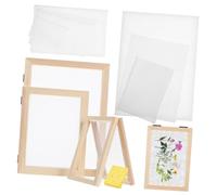 Homoyoyo Kit Fabrication Papier avec Cadre Bois et Tamis Absorbant Robuste et Facile à Utiliser pour Activités Manuelles et Scrapbooking