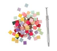 Homoyoyo Kit Outils Nail Art avec Éponges Remplaçables Mini Tofu Bloc et Pince Métallique Grabber Portable et Multifonctionnel pour Dégradé Ongles Blush Salon et Manucure à Domicile