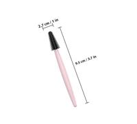 Homoyoyo Kit Pinceaux Maquillage Silicone Rose Brosse Cils et Peigne Sourcils Réutilisables avec Boîte de Rangement Outil Cosmétique Pratique pour Soin Quotidien des Cils et Sourcils