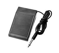 Homoyoyo Kit Repose-pieds Électrique Pédale Noire Rectangulaire Antidérapante, Alimentation Double Machine Numérique Portable, Mini Taille Pour Contrôle Pratique