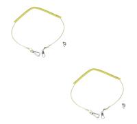 Homoyoyo Laisse Élastique 1-1 m pour Oiseaux - Harnais De Vol Ajustable avec Anneau De Pied Couleurs Variées Parfait pour L'Entraînement Et