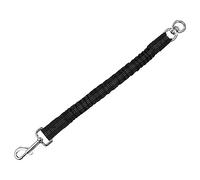 Homoyoyo Laisse Extension Réfléchissante Nylon Élastique pour Chiens Et Durable pour Marche La Course Dressage De Petits Et Moyens Chiens Noir
