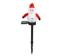 Homoyoyo Lampe Solaire de Noël Piquet Rouge LED Lumière Décorative de Jardin Extérieure Décoration Lumineuse Solaire pour Pelouse et Allée Éclairage Paysager Lampe à Énergie pour Cour