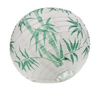 Homoyoyo Lanterne en Papier Japonaise 40 CM Blanche Motif Bambou Vert Décoration Suspendue pour Restaurant Sushi Mariage et Fête Accessoire Décoratif Traditionnel Japonerie Lanterne