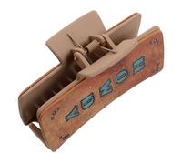 Homoyoyo Large Western Leather Hair Claw Clip With English Letter Design Hair Clip For Women Extra Large For Boho And Cowgirl Hairstyles
