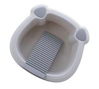 Homoyoyo Lavabo Bassine pour Garçon Fille Seau à Boissons Glacées et Planche à Laver pour Pique-Niques et Randonnée