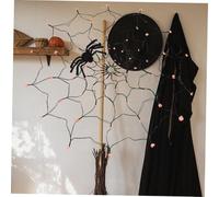 Homoyoyo LED Spider Halloween Indoor Outdoor Decorations Battery Operated with Spider for Spooky Party Ambiance