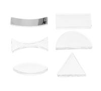 Homoyoyo Lentilles Optiques Transparents Pour Enseignement Physique Kit Portable Avec Lentilles Concaves Et Convexes Accessoires Précis Pour Laboratoire Scolaire