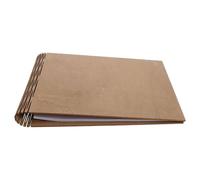 Homoyoyo Livre d'Or de Mariage Rustique en Bois Grand Format Couverture Blanche Livre de Signatures Original pour Mariage Fête Baptême et Anniversaire Espace d'Écriture Généreux