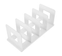 Homoyoyo -Livres Diviseurs Caddie Lecture des Fins De Livre Bureau Livre Clair Support De Support De Livre Porte-Livres Pratiques des Stands Décoratif Rester Plastique Blanche