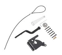 Homoyoyo Loquet à Levier Gravité pour Portillon Jardin Fer Verrou Coulissant pour Clôture Installation Facile avec Vis Compatible Cadenas Standard pour Sécurité Porte Entrée