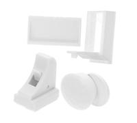 Homoyoyo Loquet de Sécurité pour Tiroir et Meuble en Abs Blanc, Intégration Invisible sans Perçage, Verrouillage Sécurisé pour Chambre et Espace de Rangement