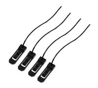 Homoyoyo Loquet de Séparation d'eau pour Planche de Surf 4 Pièces, Accessoire de Base en Plastique Résistant, Fixation D'aileron Arrière pour Kayak et Paddleboard, Compatible Sports