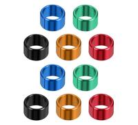 Homoyoyo Lot de 10 Bagues D’Identification en Aluminium pour Pigeons et Oiseaux de Compagnie, Couleurs Variées, Légères et Solide, pour Suivi Précis des Volailles et Élevage Pratique