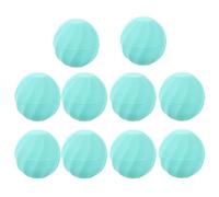 Homoyoyo Lot de 10 Boîtes à à Lèvres Sphériques en Plastique sans Odeur Rechargeables Bleu Compactes et Légères Bouchon à Vis Étanche pour Soins des Lèvres et Maquillage en Voyage