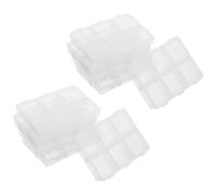 Homoyoyo Lot De 10 Boîtes De Rangement Pour Bijoux Compartiments Réglables Organiseurs De Perles Petits Organiseurs De Perles Étuis Transparents Pour Fournitures D'Artisanat
