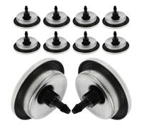 Homoyoyo Lot de 10 Buses Adaptateurs pour Aérosol en Acier Inoxydable, Valve Inversée Anti-Reflux, Embouts de Rechange Précis pour Imprimantes 3D et Pulvérisateurs, Accessoires Industriels