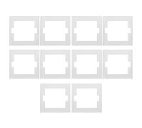 Homoyoyo Lot de 10 Joints D’étanchéité Ignifugés pour Plaque Murale de Prise Type 86, Isolant Résistant à Haute Température, Panneau de Sortie Ignifugé, Protection Électrique