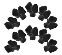 Homoyoyo Lot de 10 Patins en Plastique Robustes pour Repose-jambes de Fauteuil Roulant, Bloc de Fixation de U Compatible, Guide de Rail Coulissant pour Accessoires de Rechange et
