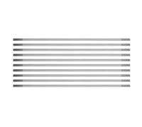 Homoyoyo Lot de 10 Tiges Filetées Métalliques M3 120Mm Support Rotule, Bielle de Commande Miniature Double Filetage, Accessoires pour Modélisme Naval et Bateaux Rc