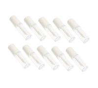 Homoyoyo Lot de 10 Tubes de Glaçage à Rechargeables 1.2Ml Contenants Cosmétiques Miniature pour Maquillage DIY Flacons de Voyage Compact pour Huile à