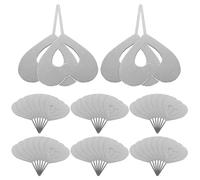 Homoyoyo Lot de 100 Aiguilles D’éjection Carte Sim en Fer Outil Compact D’Extraction Mini Sim pour Téléphone Portable Broches Universelles de Cœur Accessoire Pratique pour Retrait