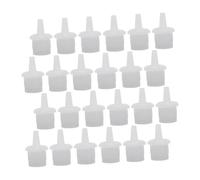 Homoyoyo Lot de 100 Bouchons de Remplacement pour Colle d'Extension de Cils Embouts Anti-Durcissement Pratiques et Solide pour Atelier de Beauté et Modélisme