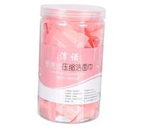 Homoyoyo Lot de 100 Serviettes Compressées pour Visage Serviette de Voyage Portable Tissu Non Tissé Douce et Absorbante Voyages et L'Usage