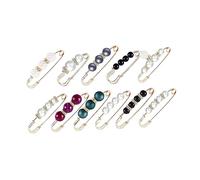 Homoyoyo Lot De 11 Broches De Taille Réglables Pour Femme Idéales Pour Serrer Les Jupes Les Vêtements Antidérapantes Décoratives En Perles En Alliage