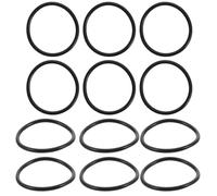 Homoyoyo Lot de 12 Anneaux en Caoutchouc Antichocs pour Microphones à Condensateur, Élastiques Suspendre Résistants, Fixation Antivibration pour Studio, Diffusion et Enregistrement