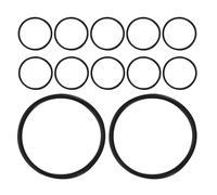 Homoyoyo Lot de 12 Bandes Élastiques Antichoc de 3,3 Cm en Caoutchouc pour Support Microphone à Condensateur, Fixation de Rechange Stable et Flexible, Accessoires pour Monture à Suspendre