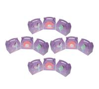 Homoyoyo Lot de 12 Boîtes à Dragées Thème des Sirènes en Papier Poignée, Décor Océan, Coffrets Présents Légers pour Fête D'anniversaire et Emballage Gourmand
