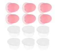 Homoyoyo Lot de 12 Protège-pinceaux à Lèvres en Silicone Solide, Faciles à Ranger, Prolongent la Durée de Vie des Pinceaux pour Maquillage à Domicile