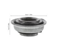 Homoyoyo Lot de 12 Roulements de Direction Étanches pour Fauteuil Roulant Roulements Silencieux de Fourche et Roues Frontales Compatibles Déambulateur Rotation Fluide 360° Remplacement