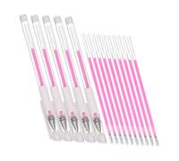 Homoyoyo Lot de 15 Set de Stylos Marqueurs à Sourcils Waterproof, Outil Plume Précis, Couleur Rose, pour Professionnels du Tatouage des Sourcils, Cartographie et Maquillage Permanent,