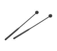 Homoyoyo Lot de 2 Baguettes de Marimba Noires pour Garçon et Filles, Maillets de Percussion en Plastique, Accessoires pour Xylophone et Tambour à Langue, pour Apprentissage Musical