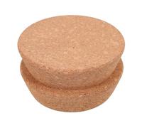 Homoyoyo Lot de 2 Bouchons Coniques en Liège Marron 110x90x30 Mm, Bouchons de Bouteille de Vin Réutilisables pour Carafes et Décanteurs, Étanchéité Optimale pour Conservation et Usage