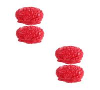 Homoyoyo Lot De 2 Cerveaux Humains Factices Réalistes pour Halloween - Accessoires De Décoration Effrayants pour Fêtes Et Maisons Hantées